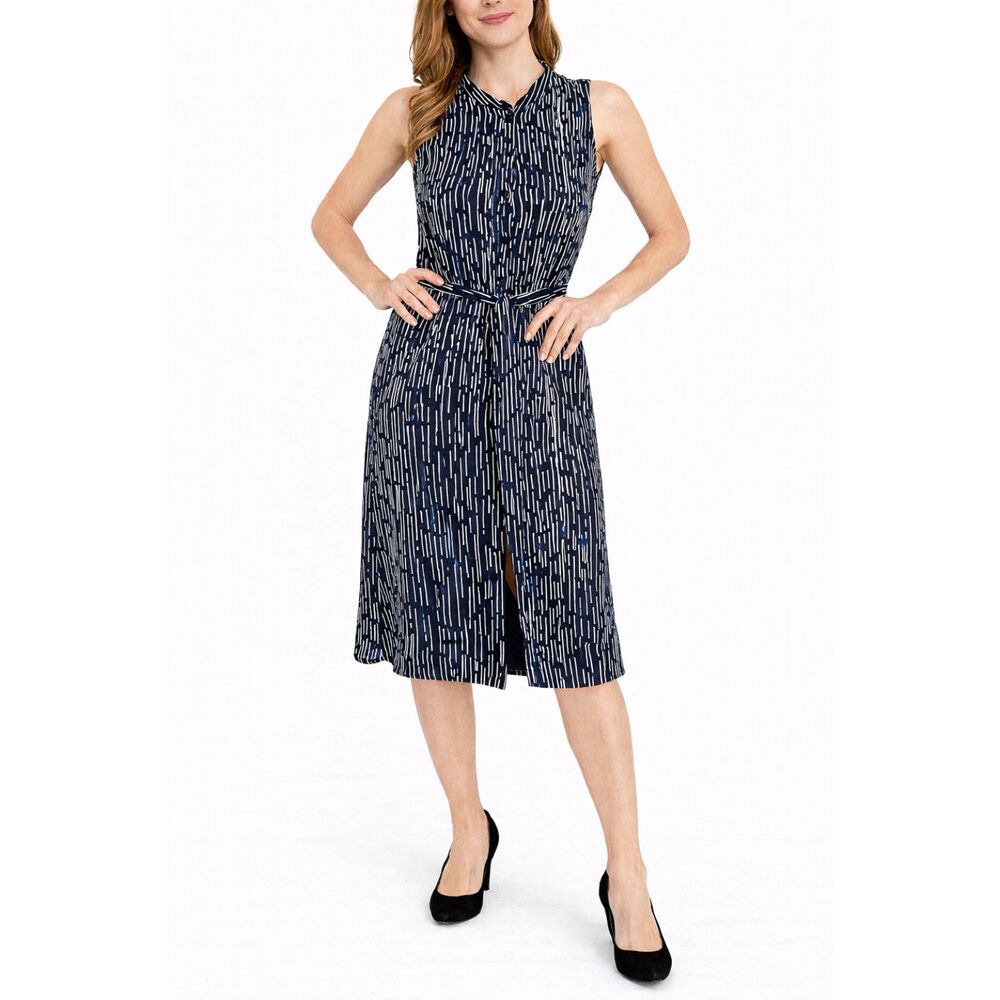 HOBBS London Sleeveless Shirt Dress 6